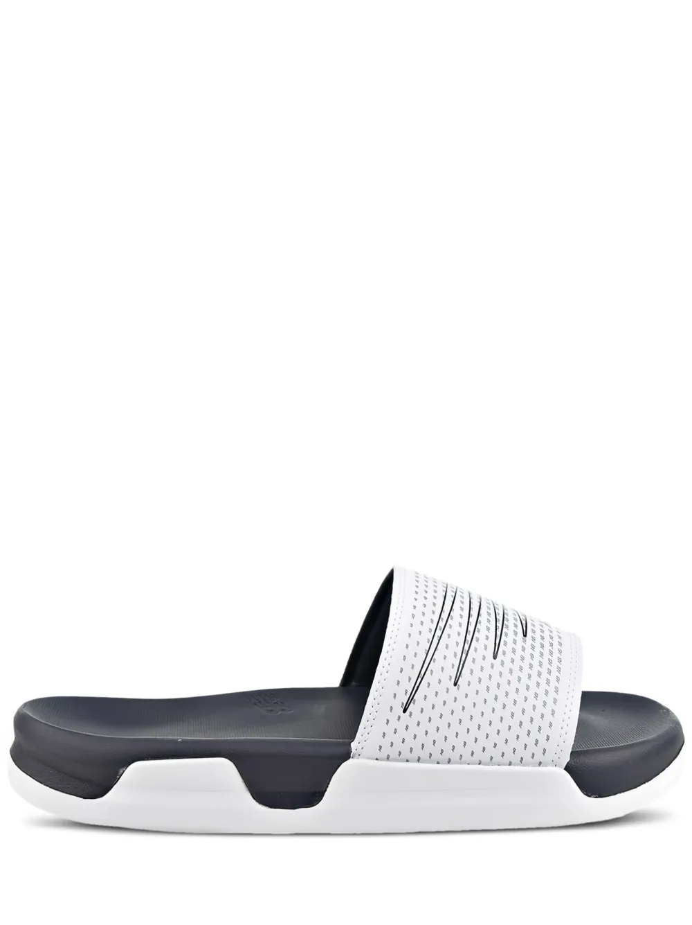 New Balance Zare Comfort "White-Black" slides