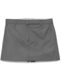 DUNST tailored micro skirt - Grey