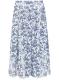 STAUD Procida maxi skirt - White