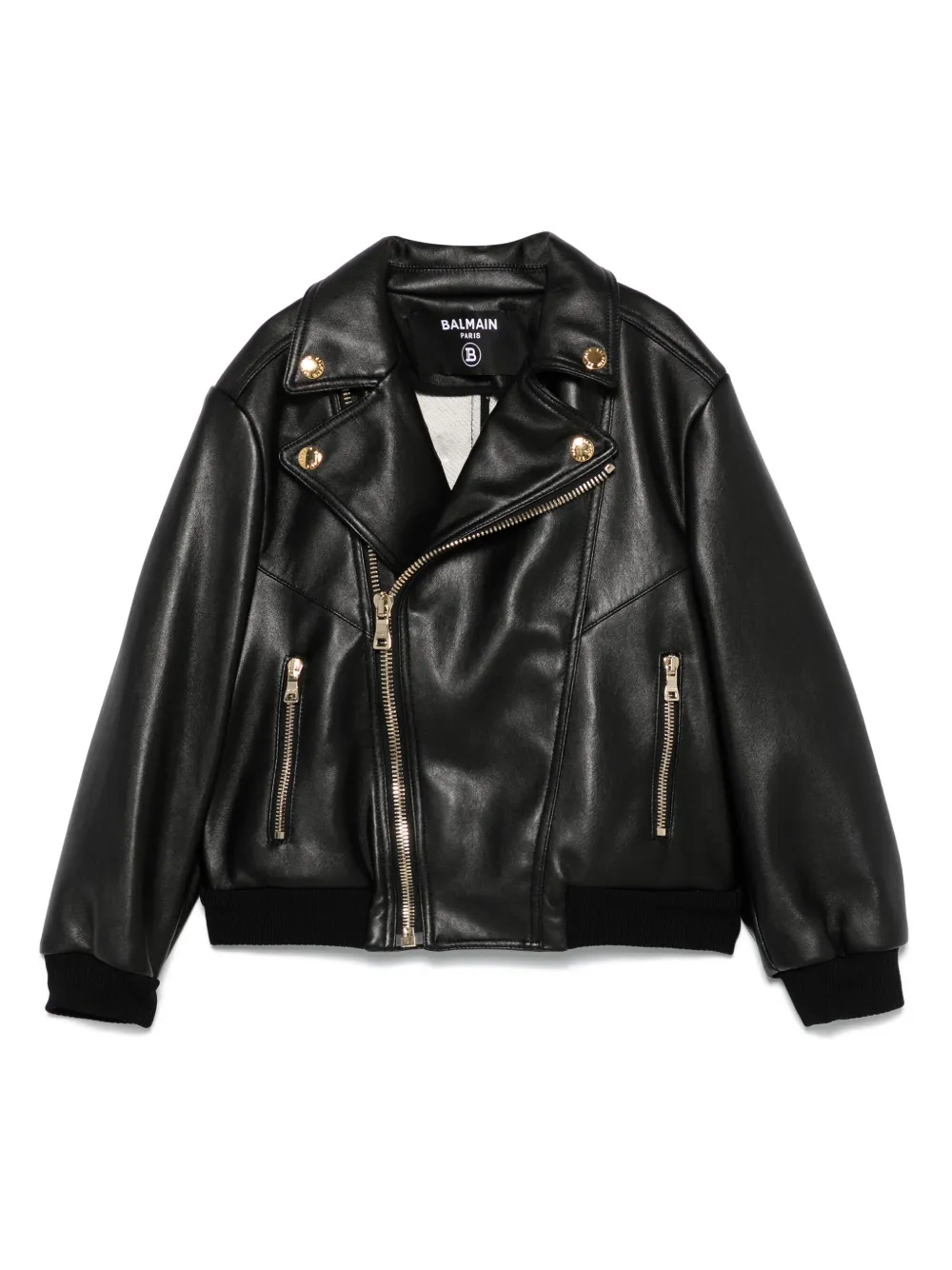 Balmain Kids Bikerjack Zwart