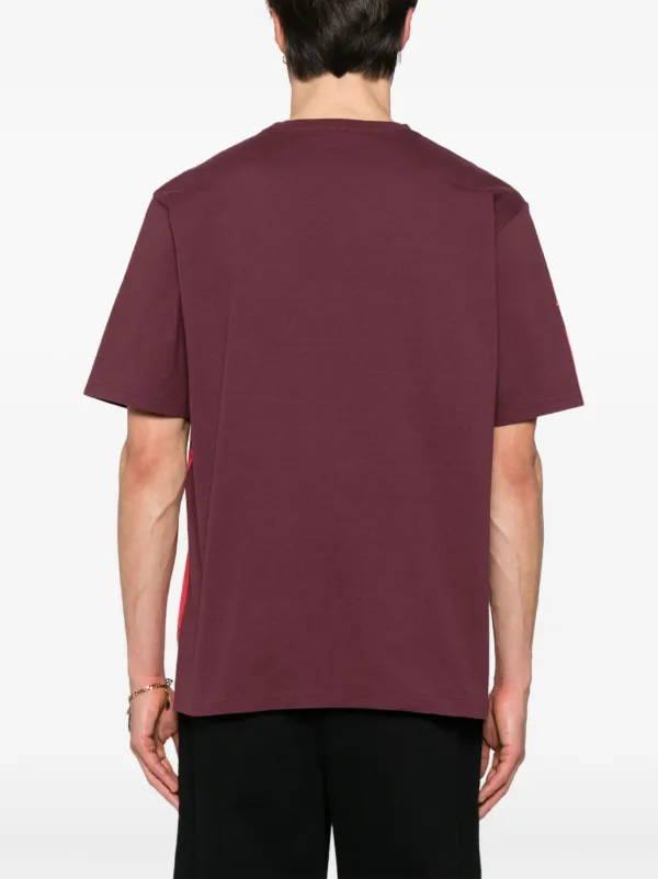 【関税込み】McQueen レッド スカル刺繍 Tシャツ Alexander McQueen スカル Tシャツ | レッド | FARFETCH JP