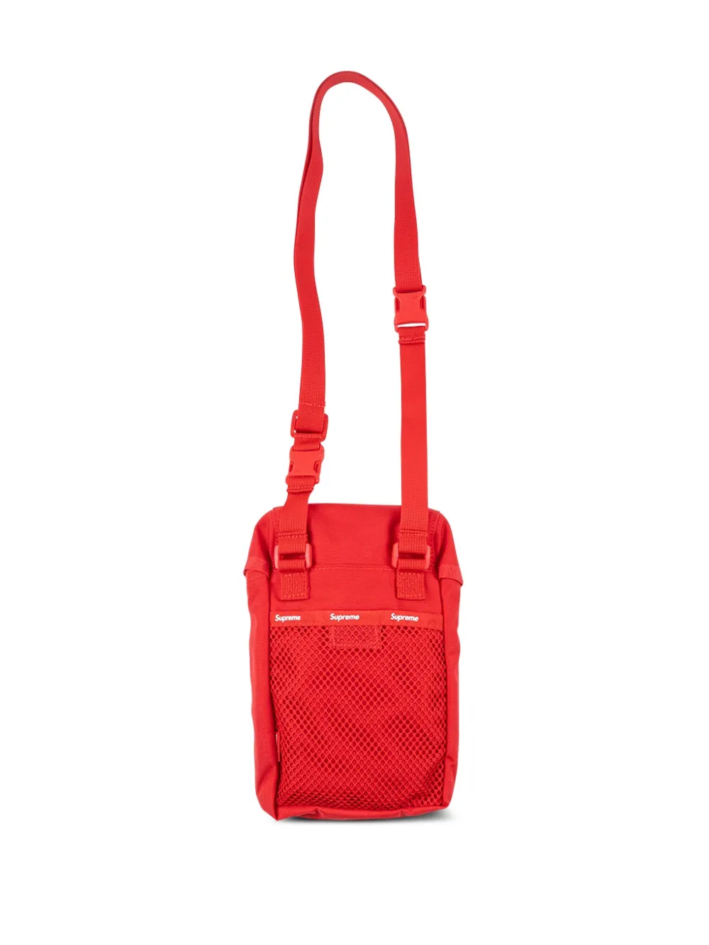 Supreme logo-patch camera bag - Rood