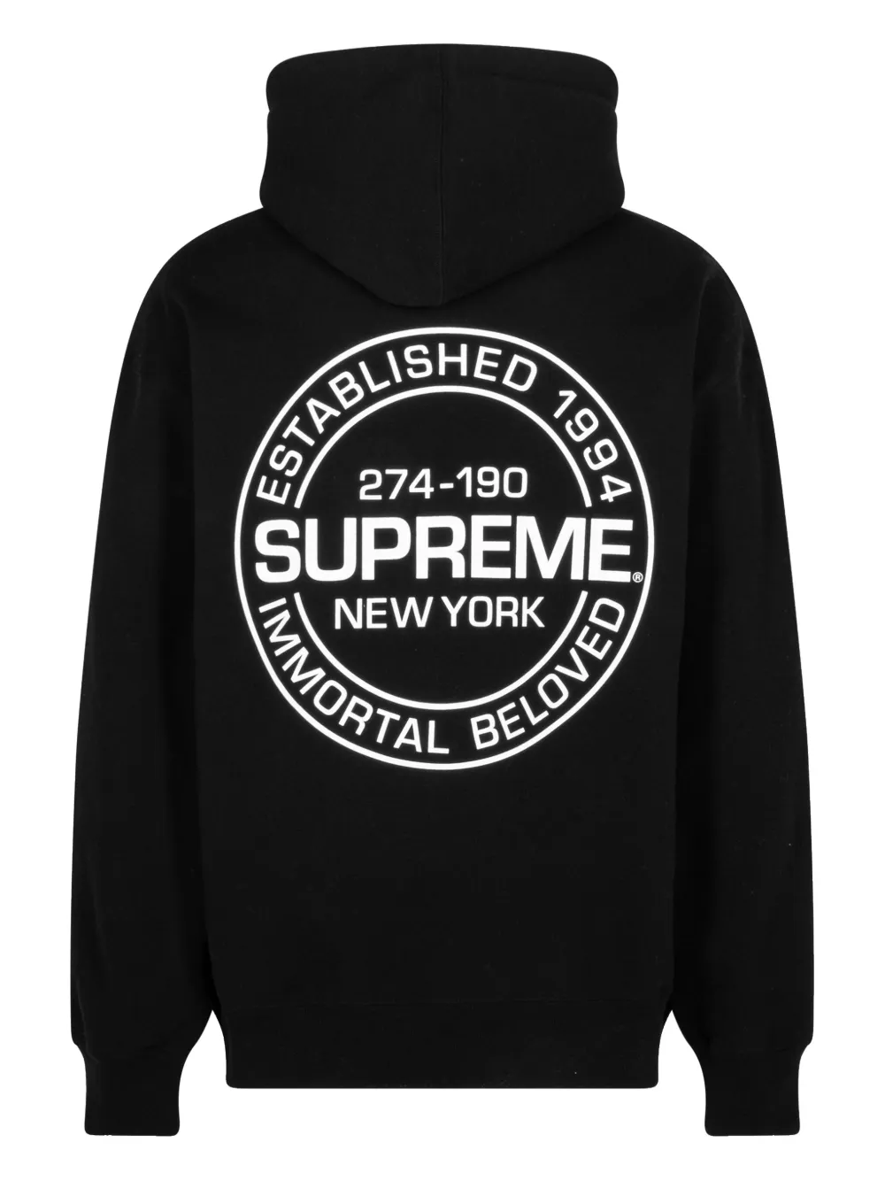 Supreme Immortal "SS 24 Black" hoodie - Zwart