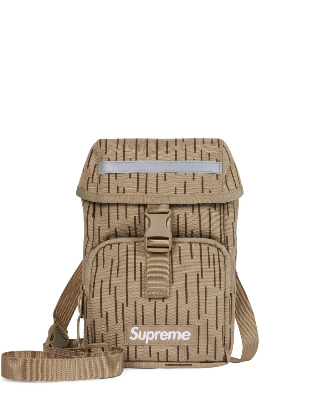 Supreme Cameratas met logopatch Beige