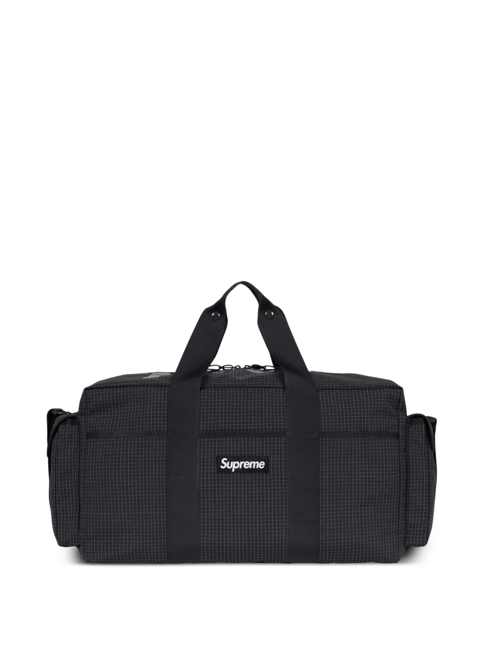 Supreme Duffeltas met logopatch Zwart