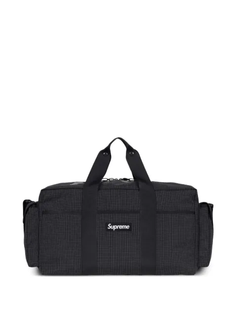 Supreme logo-patch duffle bag