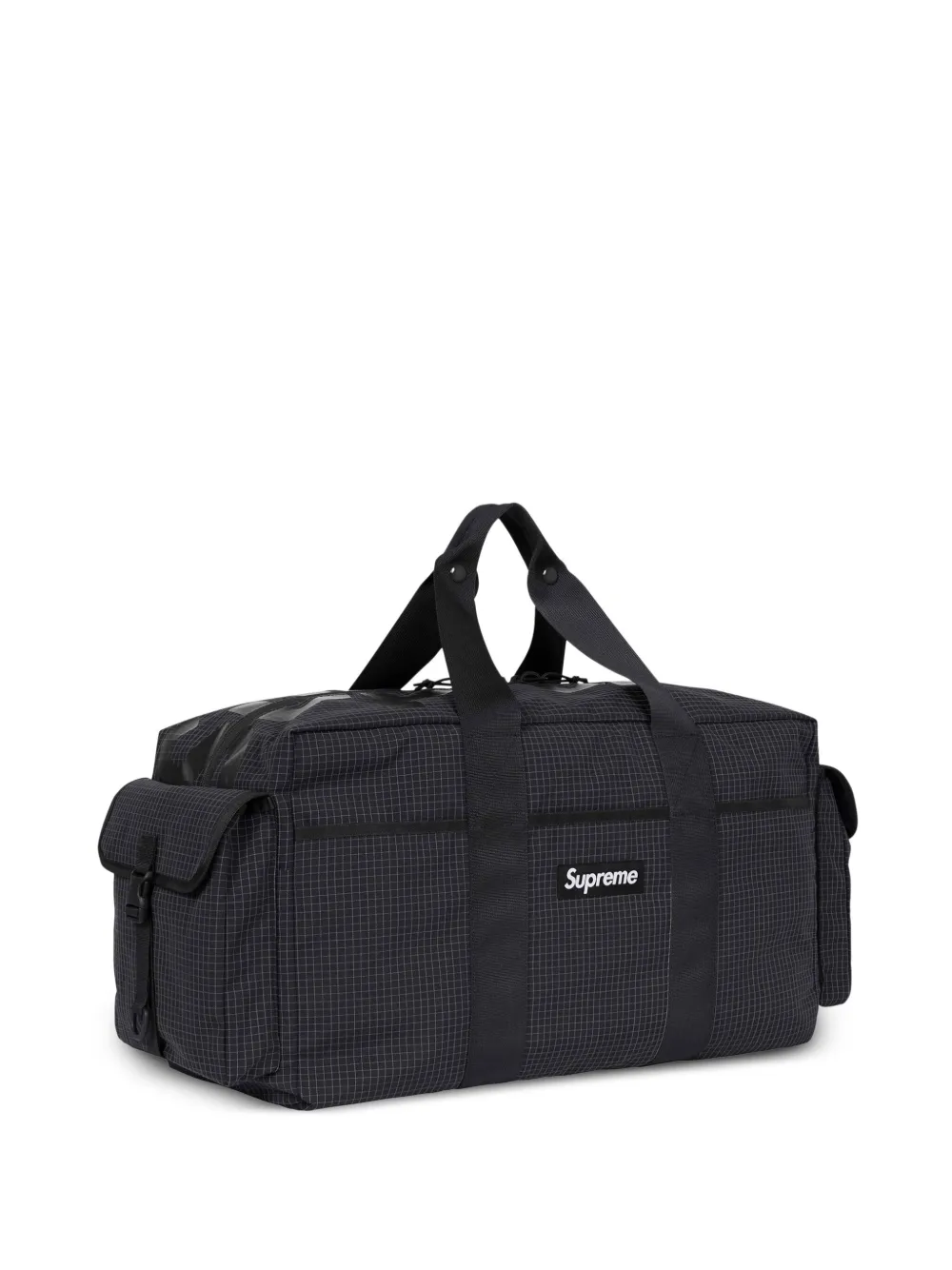 Supreme Duffeltas met logopatch - Zwart