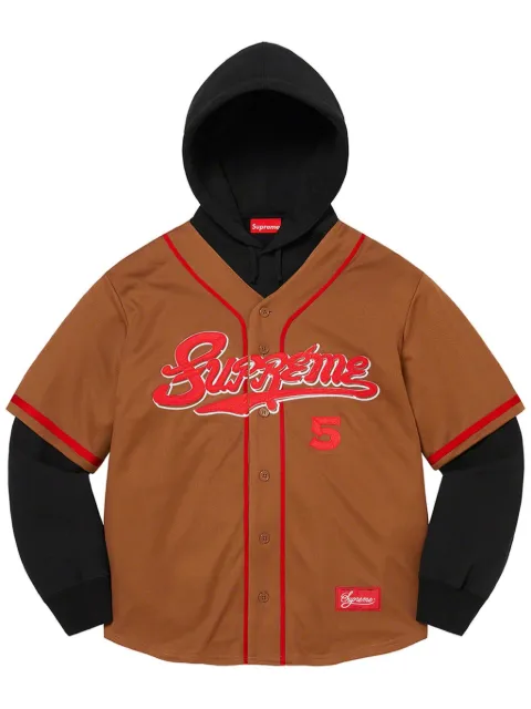 Supreme Baseball Jersey hoodie
