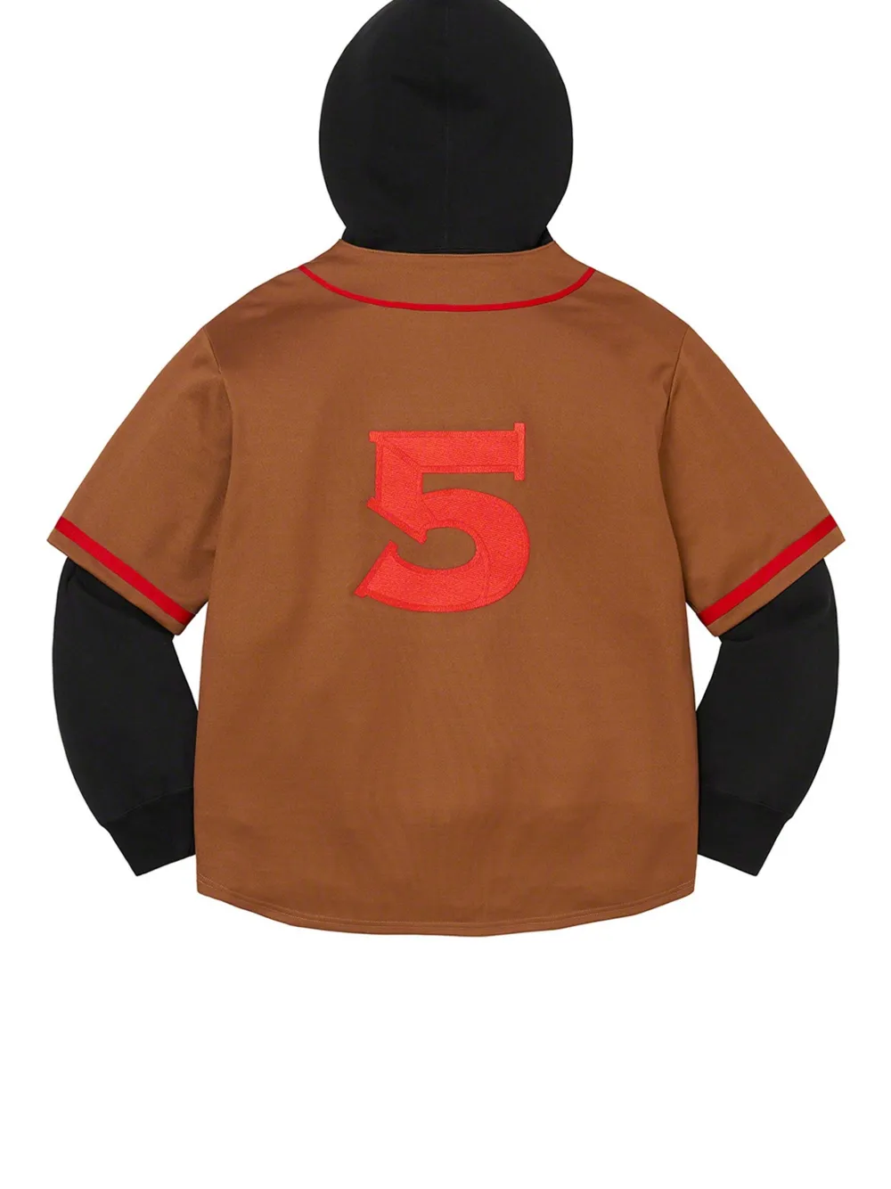 Supreme Baseball jersey hoodie - Bruin