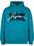 Supreme ""SS 22 Dark Teal"" chenille-embroidered hoodie - Blue