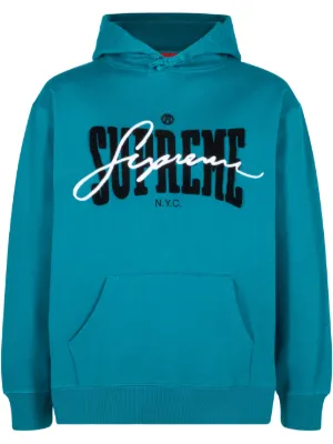 Supreme x GOODENOUGH logo-print Hoodie | Pink | FARFETCH