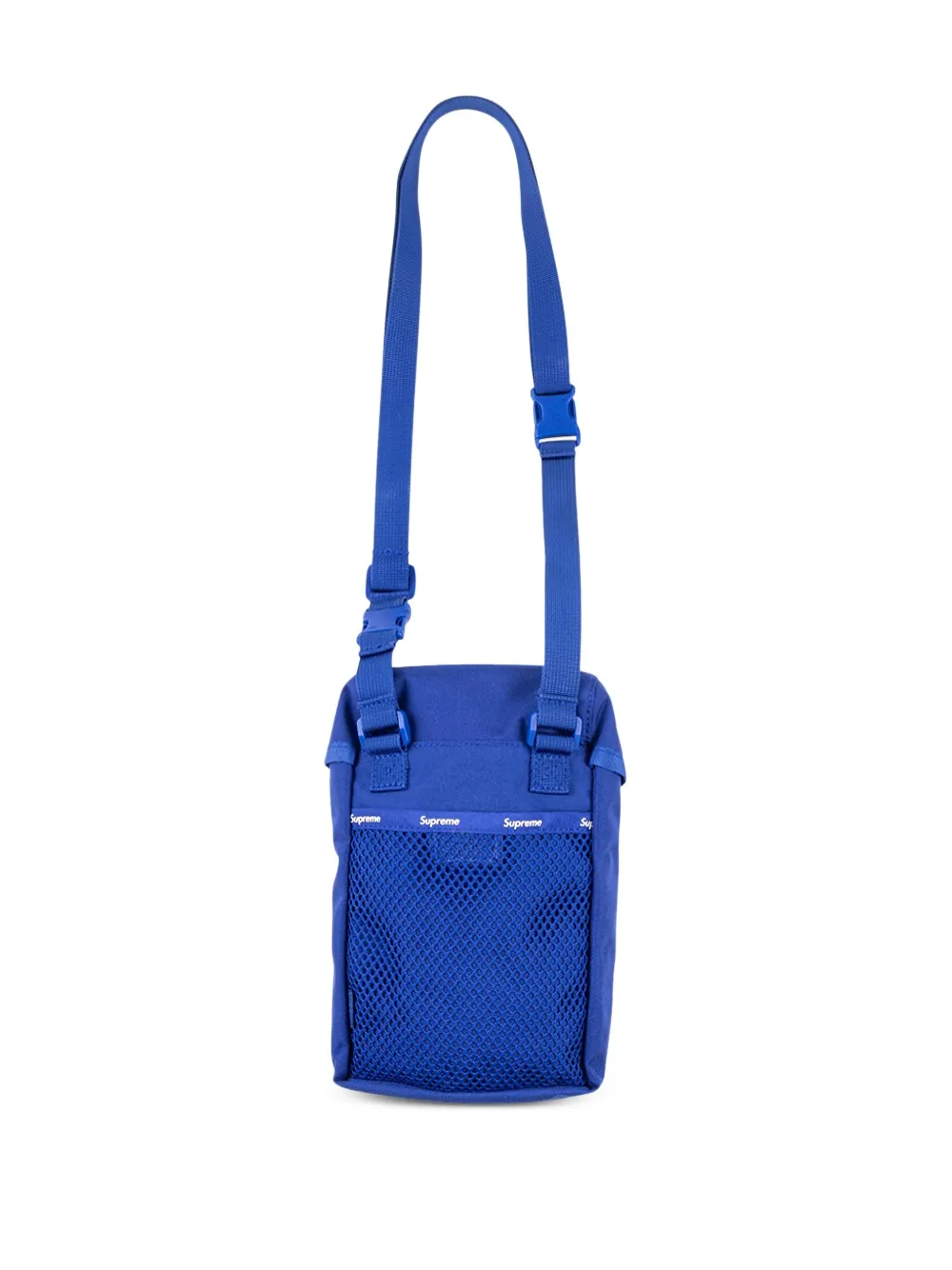 Supreme logo-patch camera bag Blauw