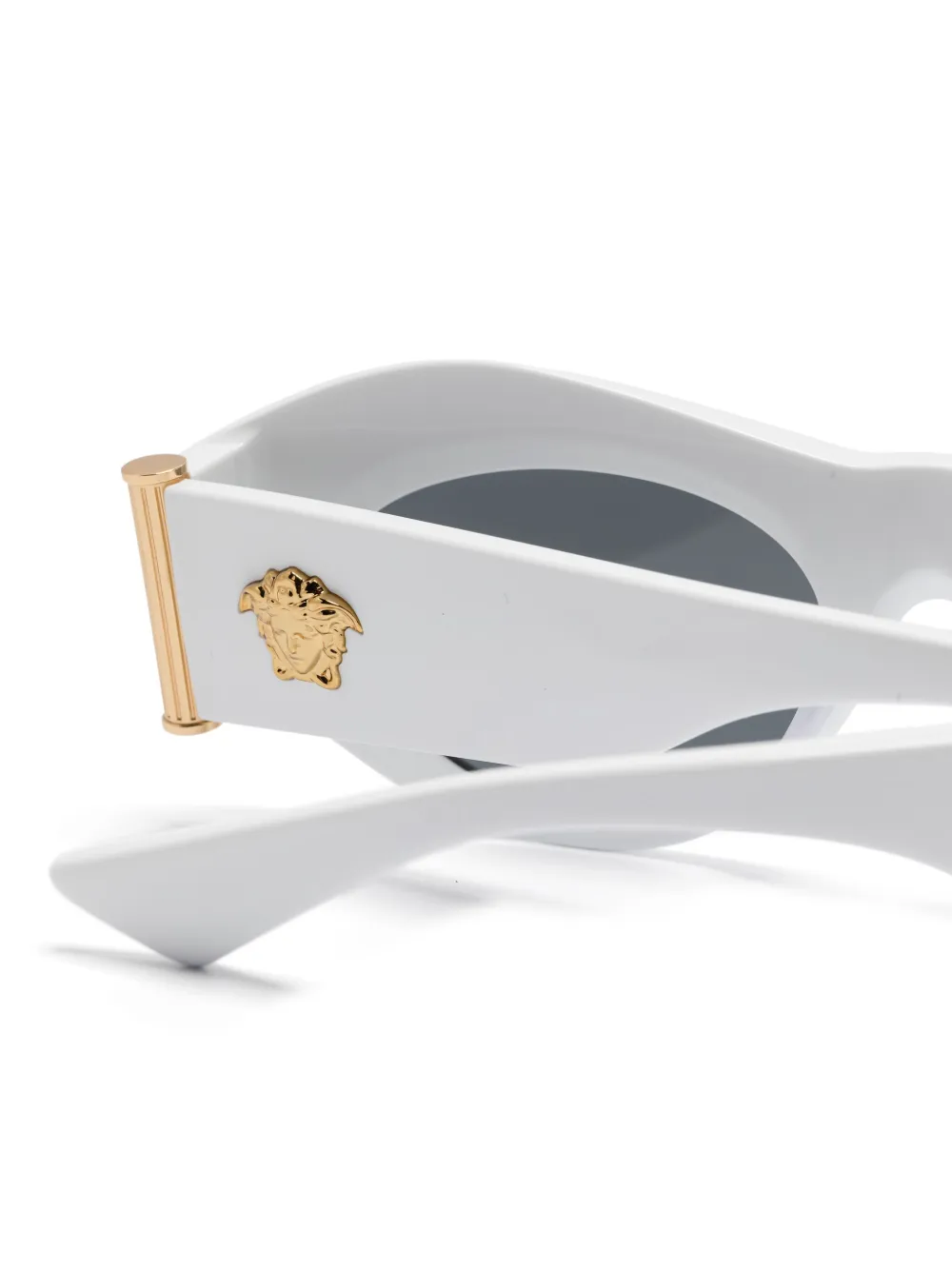 Versace Eyewear Zonnebril met cat-eye montuur Wit