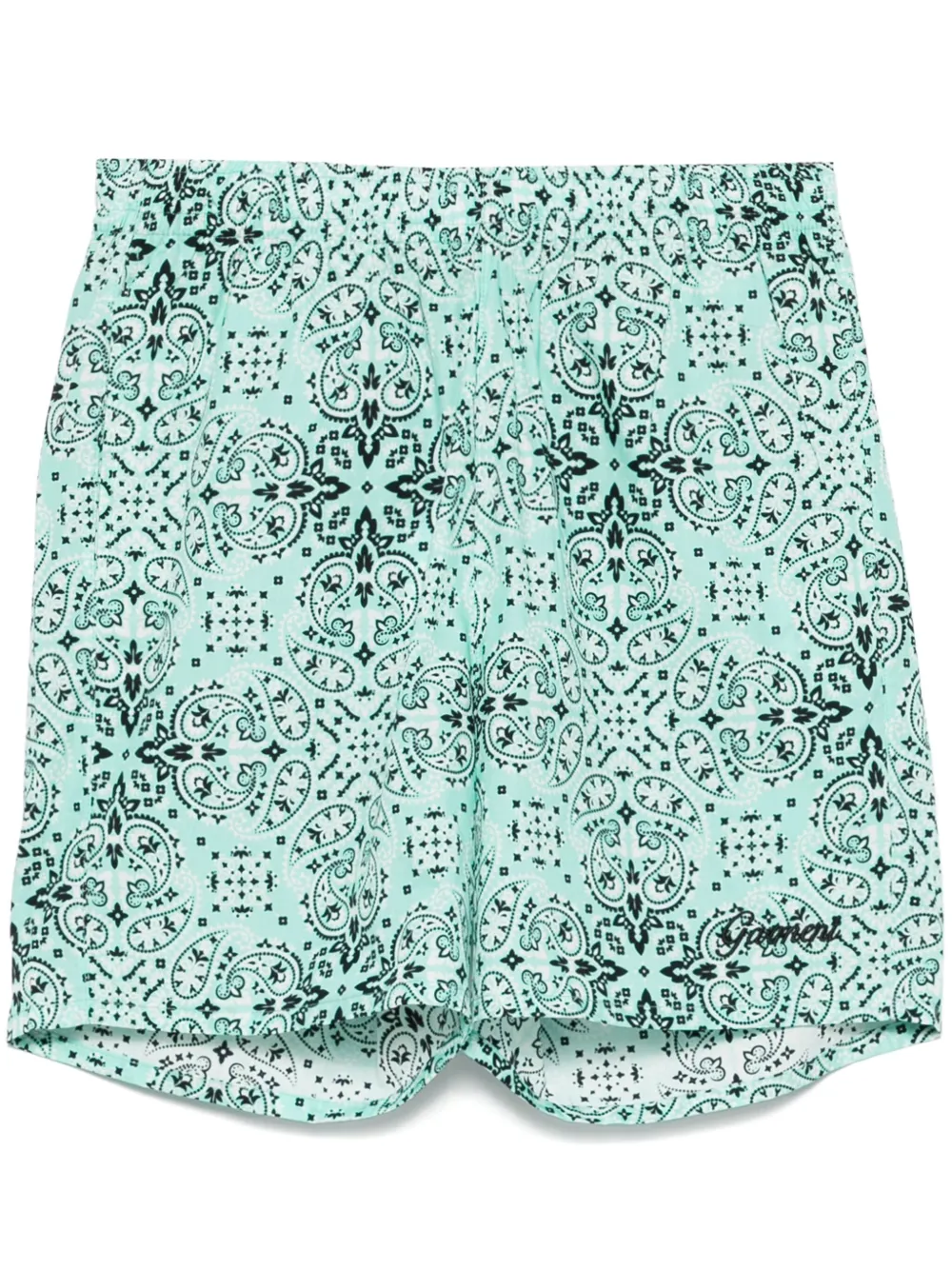 paisley-print bermuda shorts