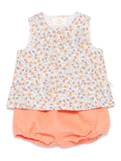 TEDDY & MINOU floral-print tank and shorts set