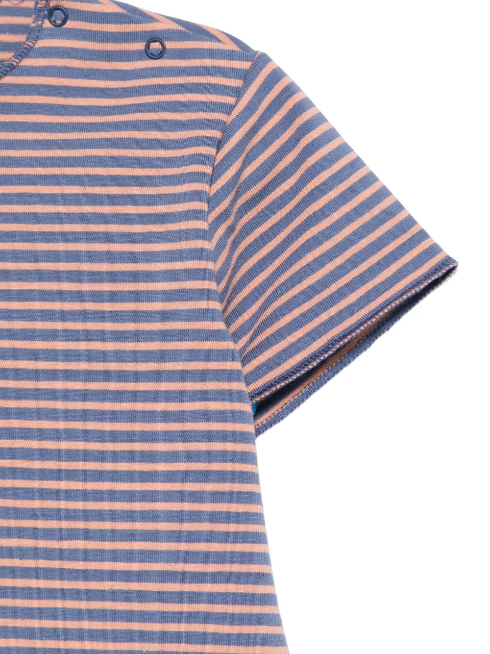 TEDDY & MINOU Gestreepte T-shirt en shorts Blauw