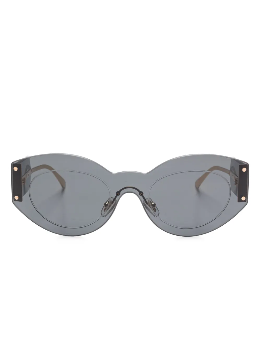 Versace Eyewear Zonnebril met cat-eye montuur Goud