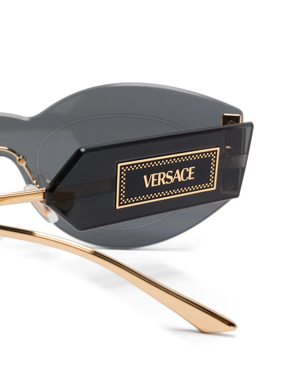 Versace Eyewear Zonnebril met cat-eye montuur Goud