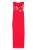 Mônot strapless corset dress - Red
