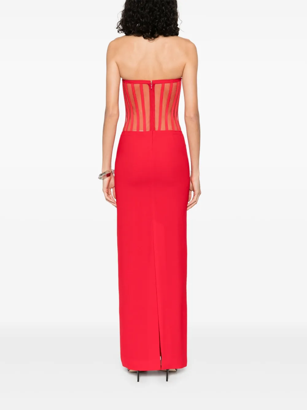 MONOT STRAPLESS CORSET DRESS 