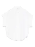 Aspesi Kids linen shirt - White