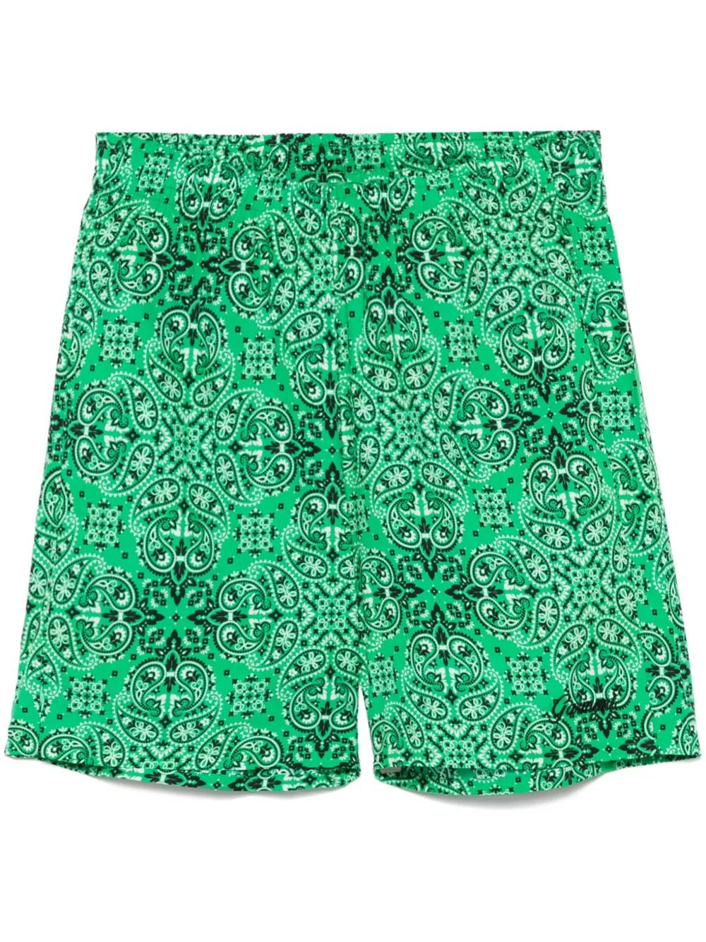 paisley-print bermuda shorts