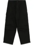 Garment workshop ripstop cargo pants - Black