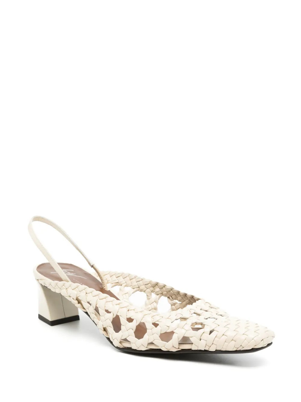 Giuseppe Zanotti Brendha Cage slingback pumps Neutrals