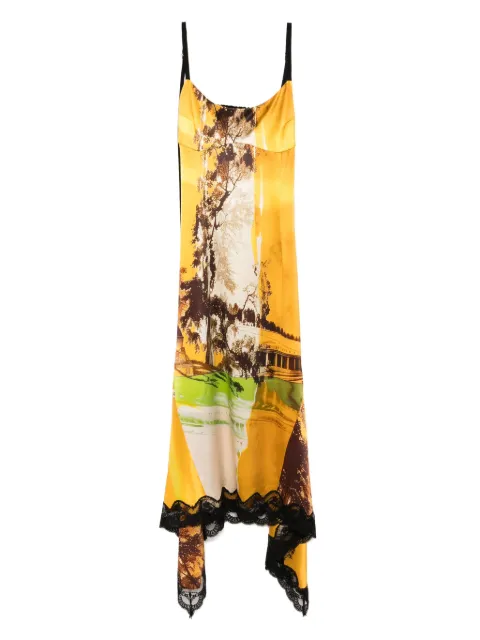 Monse printed slip dress