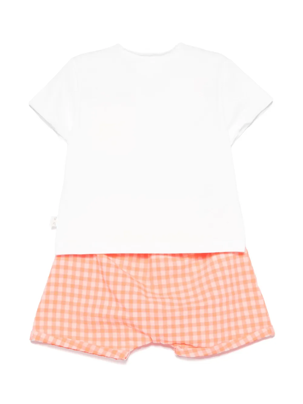 TEDDY & MINOU gingham-check T-shirt and shorts set | Short Sets | Image 2