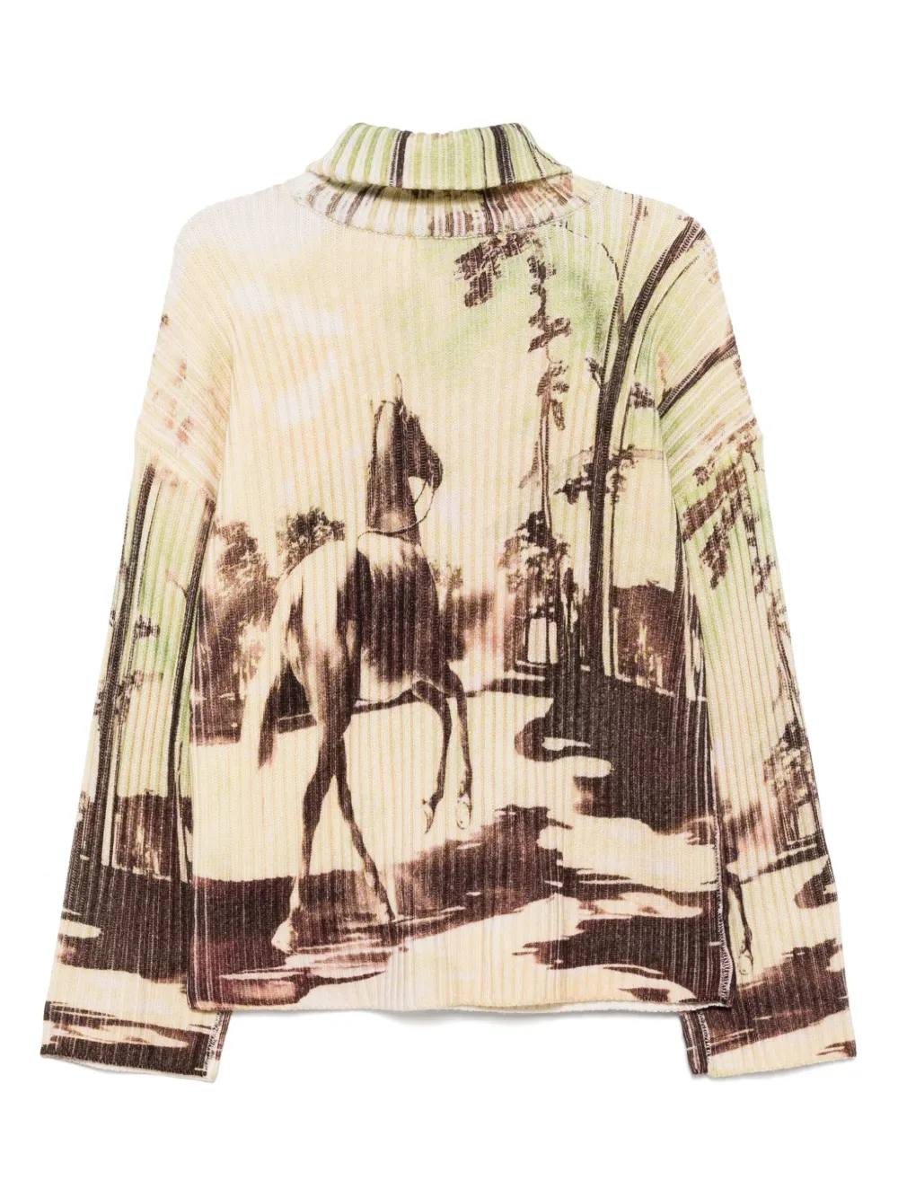 Monse horse-print chunky ribbed jumper | Knitted Sweaters | Image 2