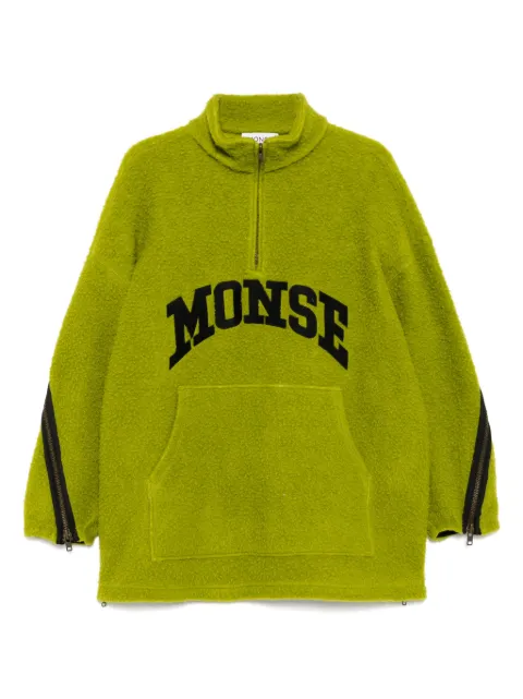 Monse sudadera con medio cierre