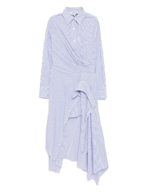 Monse vestido camisero con motivo de rayas