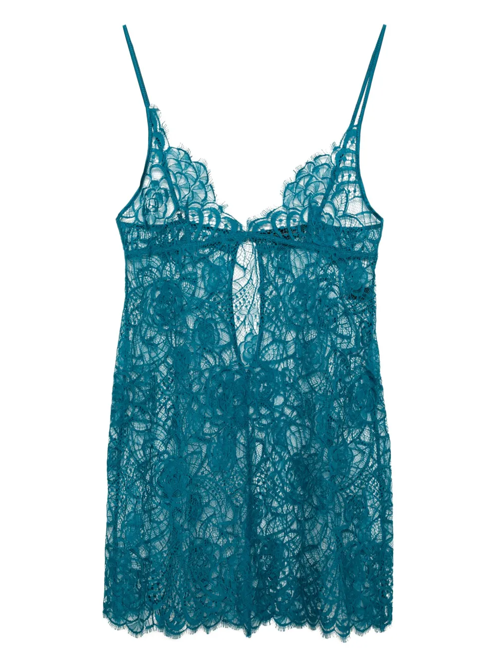 Shop Kiki De Montparnasse Coquette Nightdress In Blue