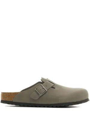 Birkenstock Boston スエード クロッグサンダル | ニュートラル