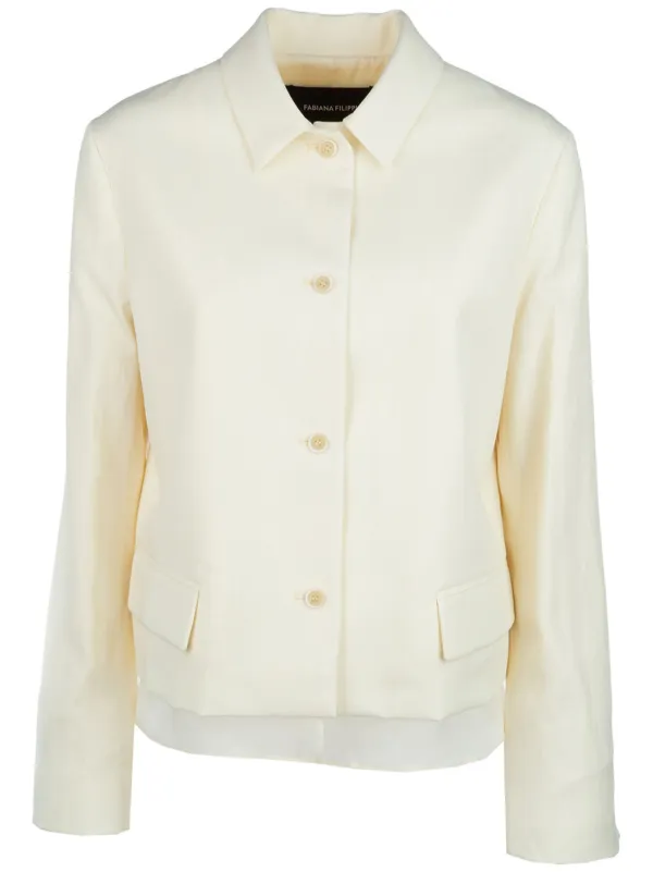 【★完売必至★】fabiana filippi ☆ ウールジャケット Fabiana Filippi ウール ジャケット | ホワイト | FARFETCH JP