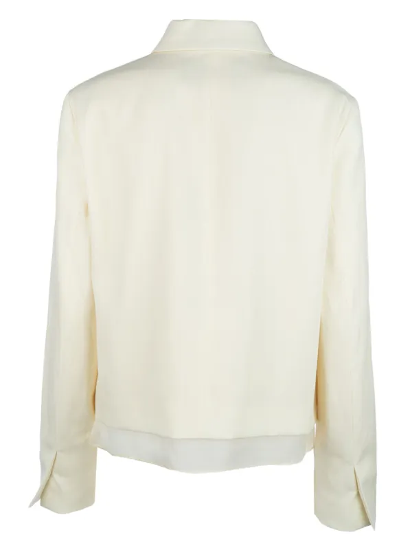 【FABIANA FILIPPI】 WHITE WOOL COAT Fabiana Filippi Wool Coat | Neutrals | FARFETCH