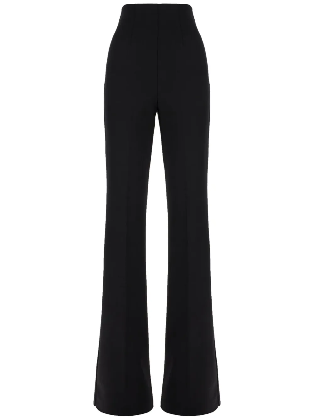 stretch flared trousers