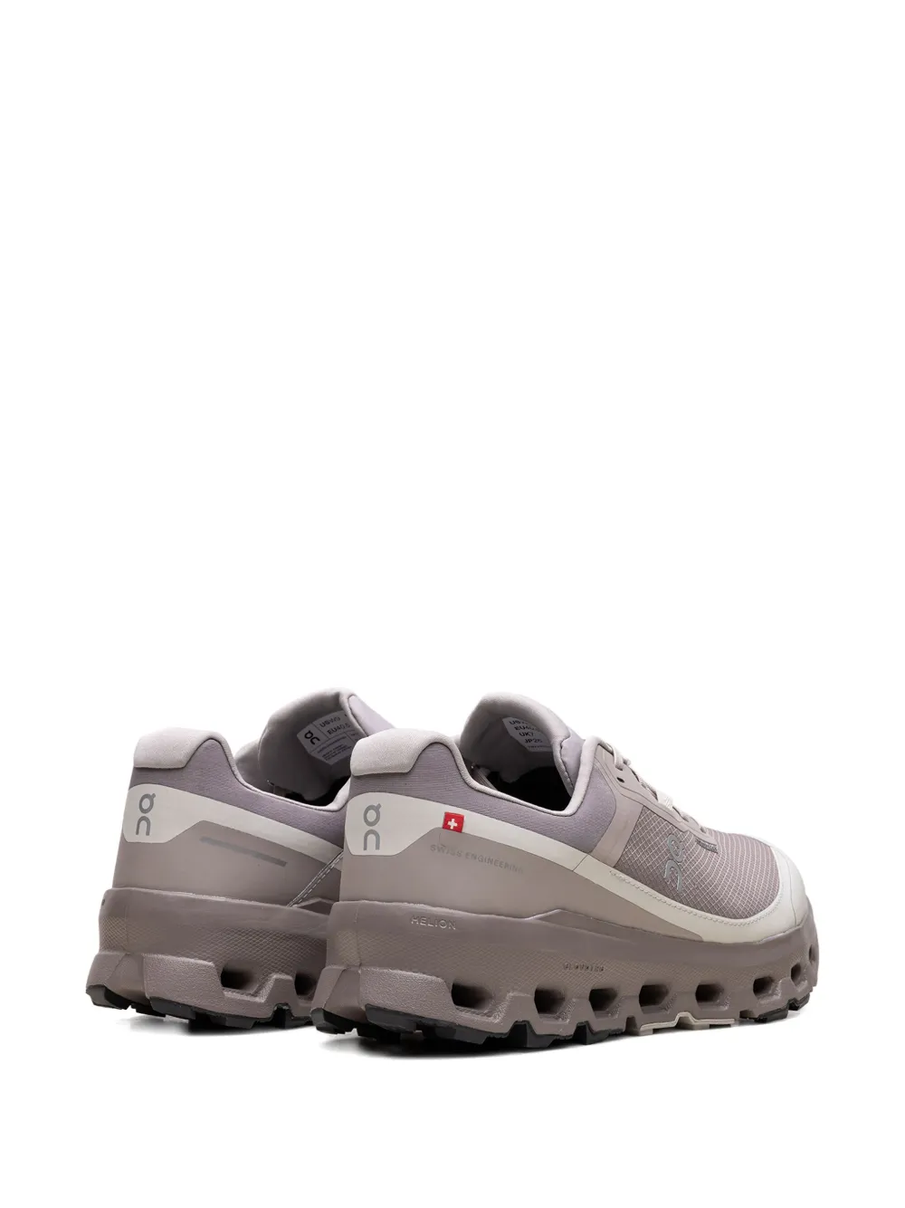 On Running Cloudvista 2 "Fog Cinder" waterproof sneakers Purple