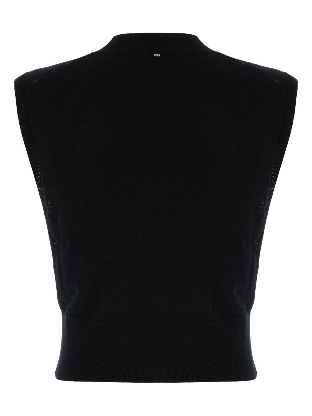 Sportmax Mouwloze top - Zwart