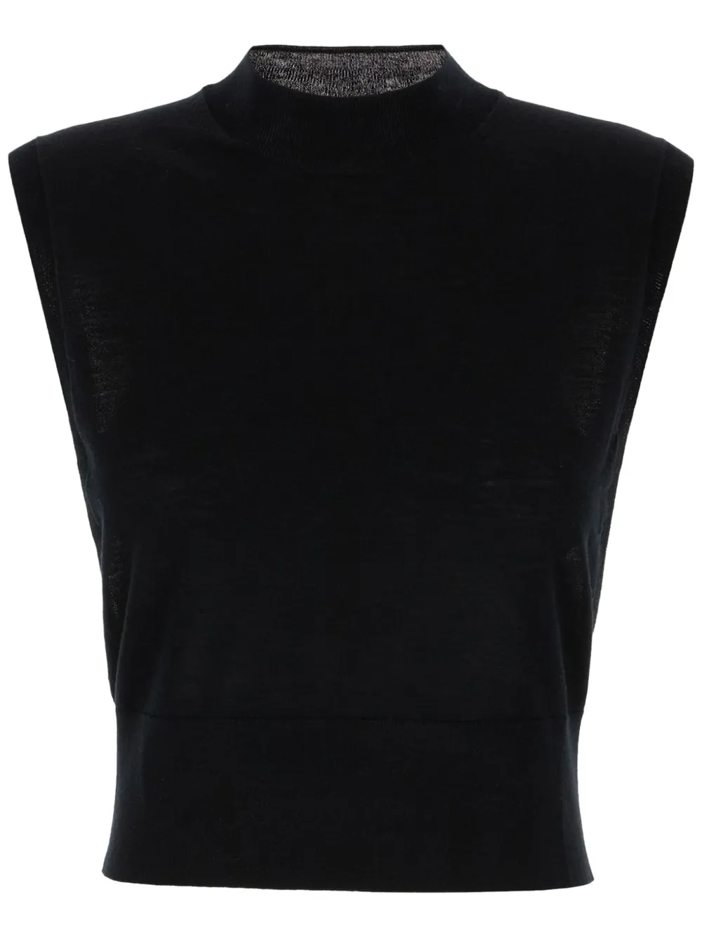 sleeveless knitted top