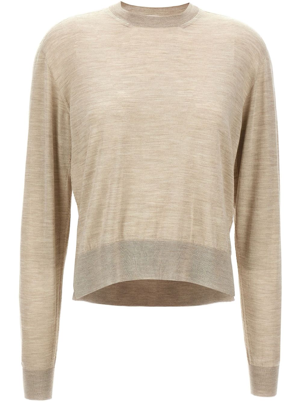 Jil Sander asymmetrical sweater - Neutrals