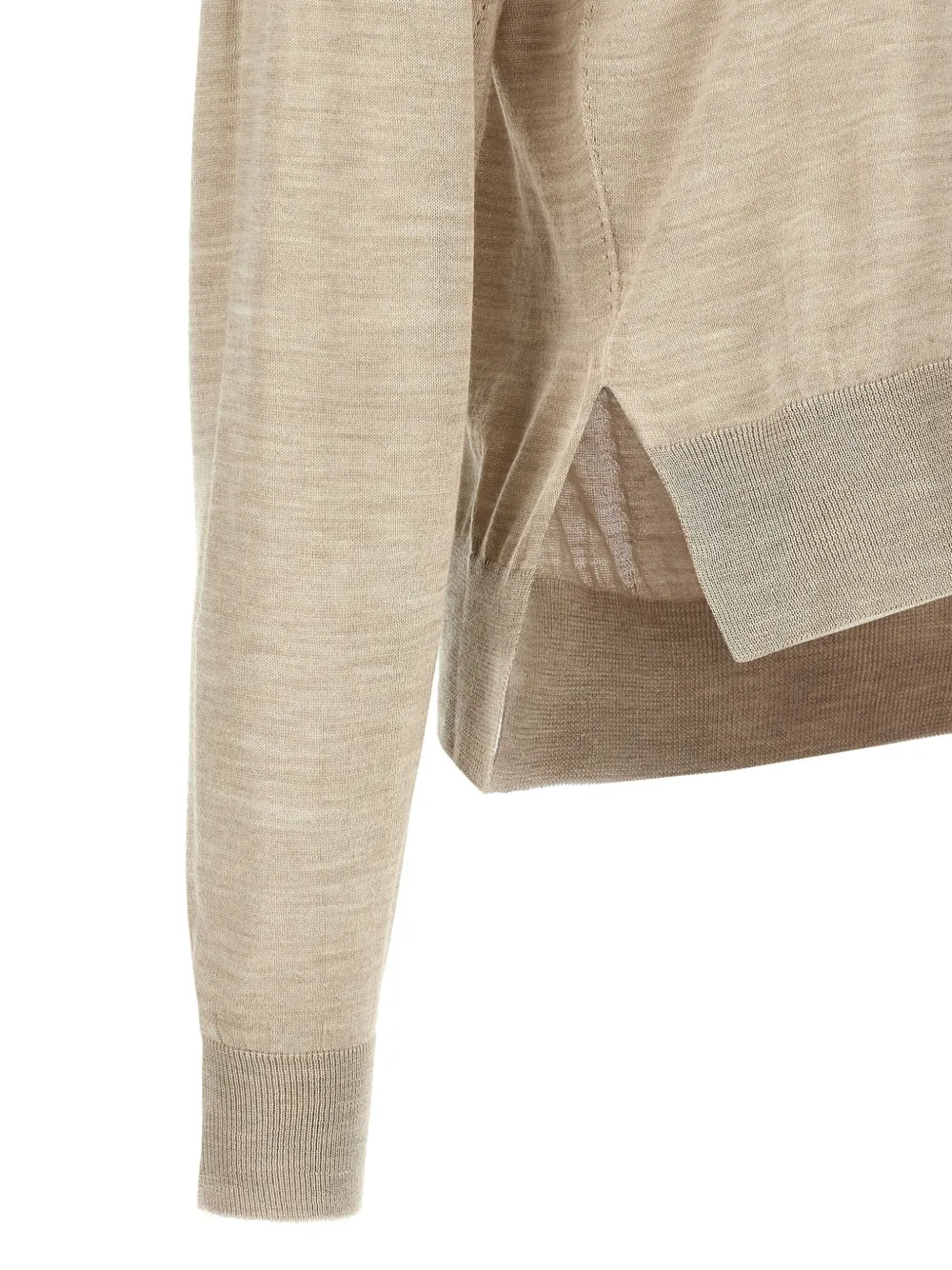 Jil Sander Asymmetrische trui Beige