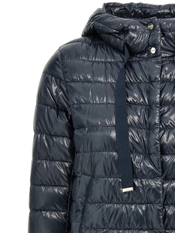 アウターその他 HERNO 'Ultralight' hooded down jacket Blue Herno Ultralight Down Jacket | Blue | FARFETCH
