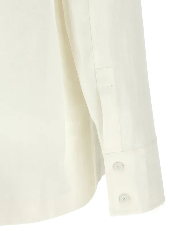 Jil Sander リネンシャツ | ニュートラル | FARFETCH JP