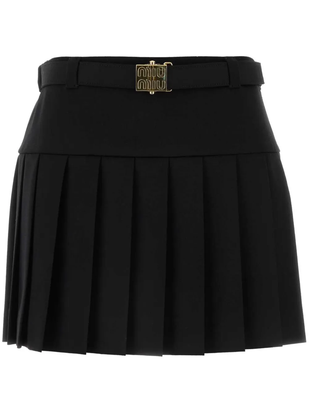 Miu Miu Klassischer Minirock | Schwarz | Image 1