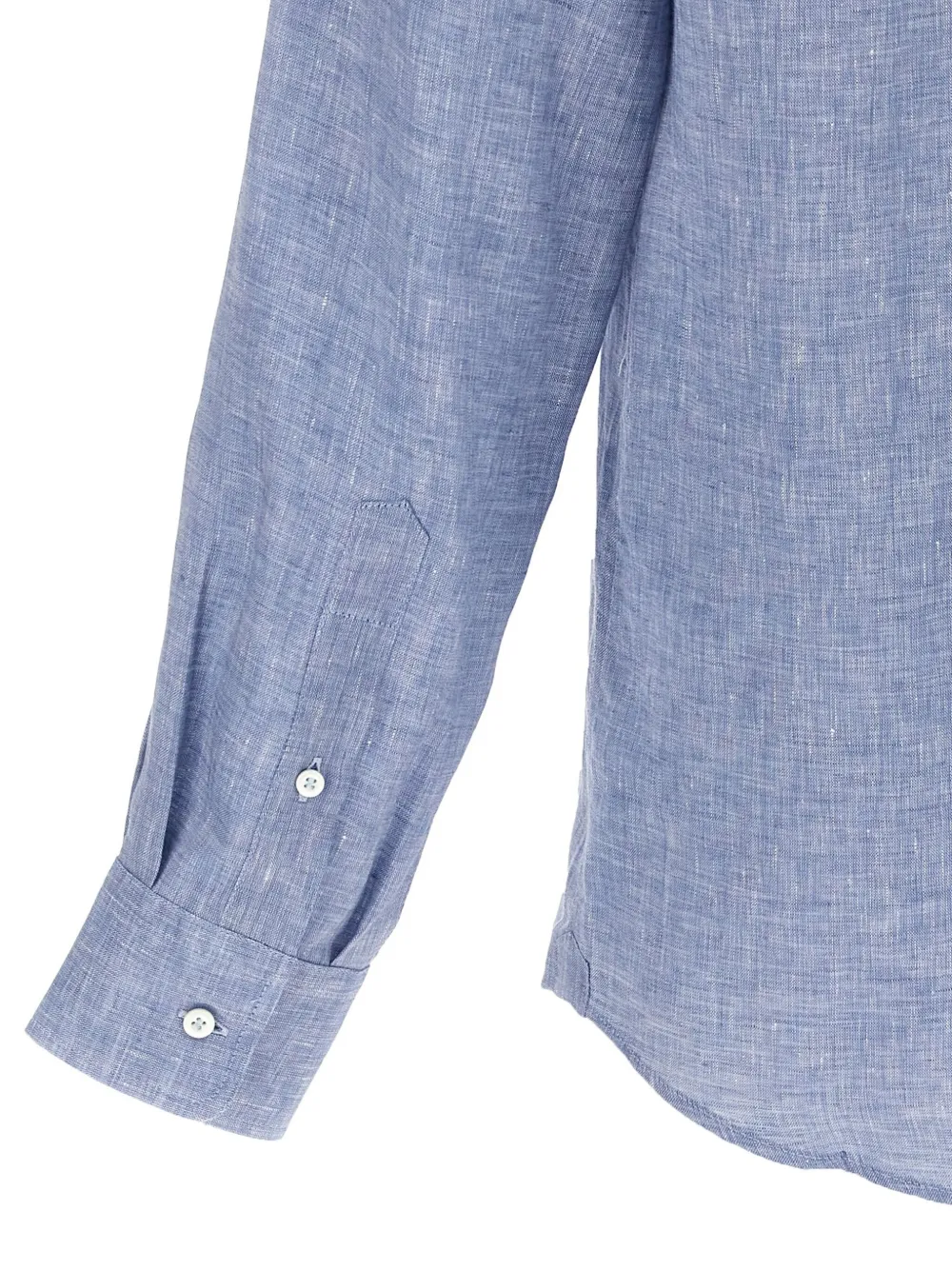 Brunello Cucinelli Linnen overhemd Blauw