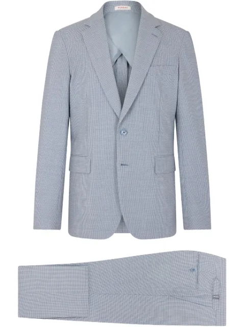 FURSAC houndstooth single-breasted suit