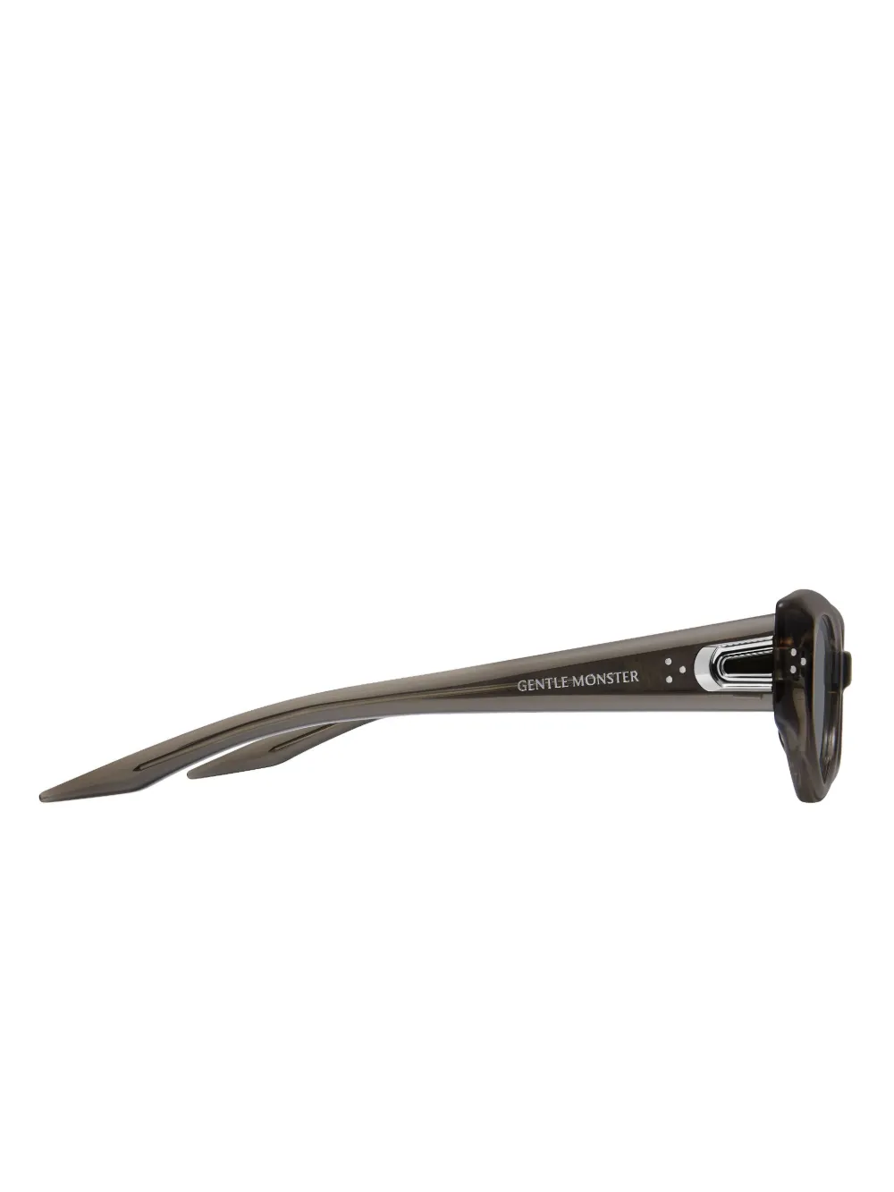 Gentle Monster Devon zonnebril met cat-eye montuur Bruin