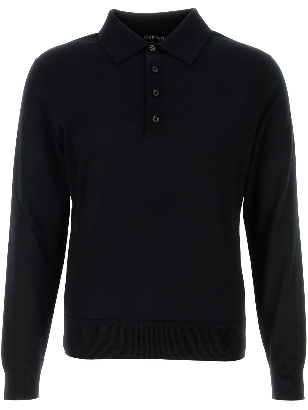 TOM FORD wool polo shirt – Black